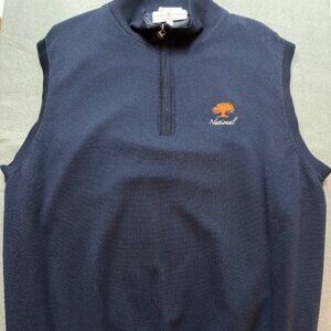 Fairway & Greene Men's Golf Vest Size LARGE-100% Merino Wool NWOT